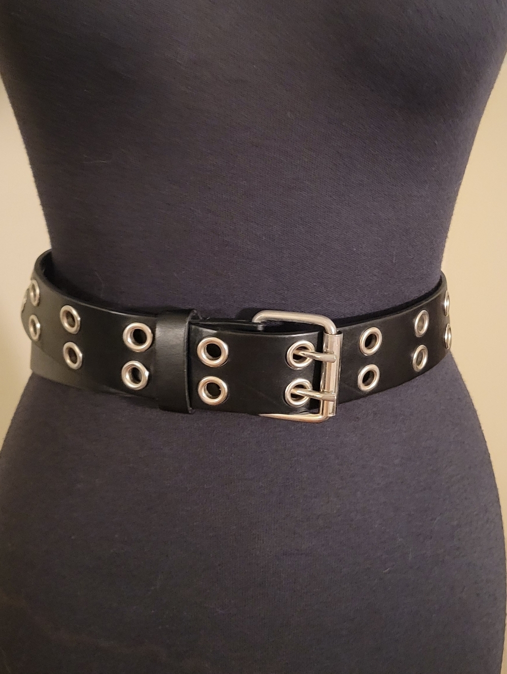 Genuine Leather Black Belt O/S For Men Or Women